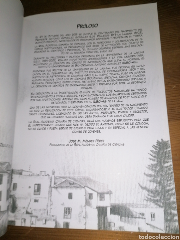Libros: ANTONIO GONZ&Aacute;LEZ GONZ&Aacute;LEZ. CIENT&Iacute;FICO CANARIO UNIVERSAL - C&Oacute;MIC BIOGR&Aacute;FICO - Foto 3