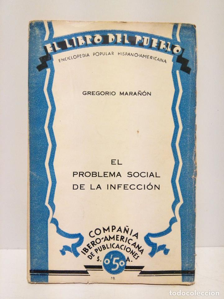 Libros: MARA&Ntilde;ON, Gregorio - El problema social de la infecci&oacute;n - Foto 1
