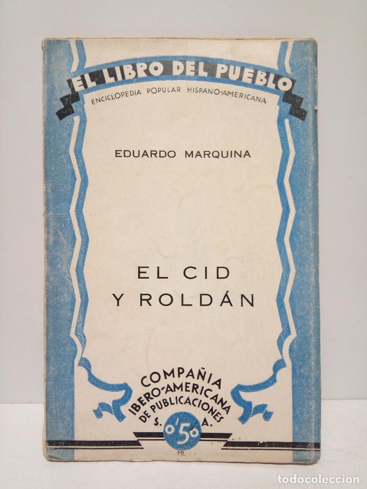 Libros: MARQUINA, Eduardo - El Cid y Rold&aacute;n - Foto 1
