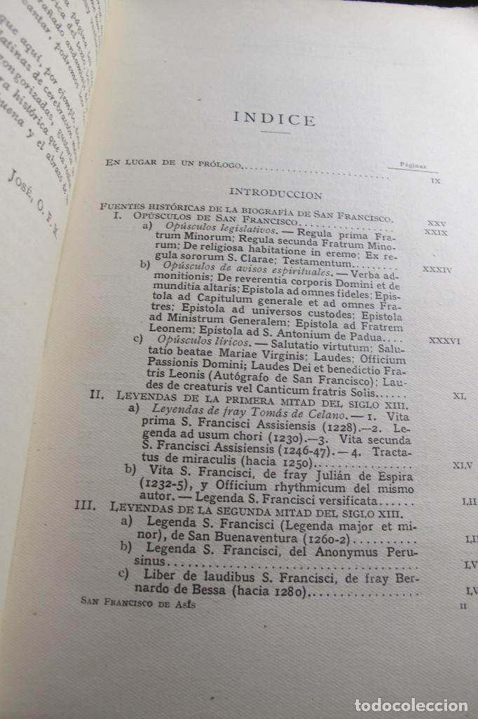 Libros: SAN FRANCISCO DE ASIS. LUIS DE SARASOLA - Foto 2