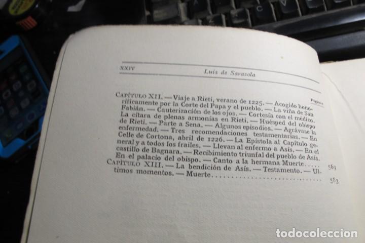 Libros: SAN FRANCISCO DE ASIS. LUIS DE SARASOLA - Foto 6