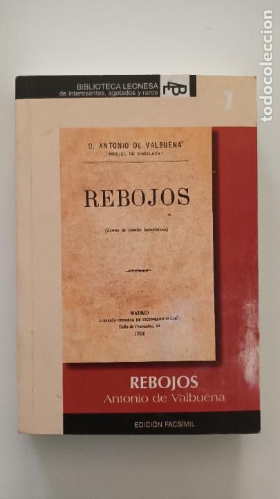 Libros: REBOJOS - ANTONIO DE VALBUENA - Foto 1