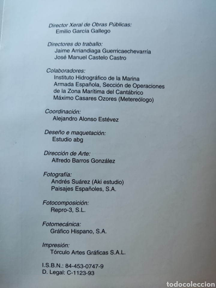 Libros: Portos de Galicia 1993 - Foto 2