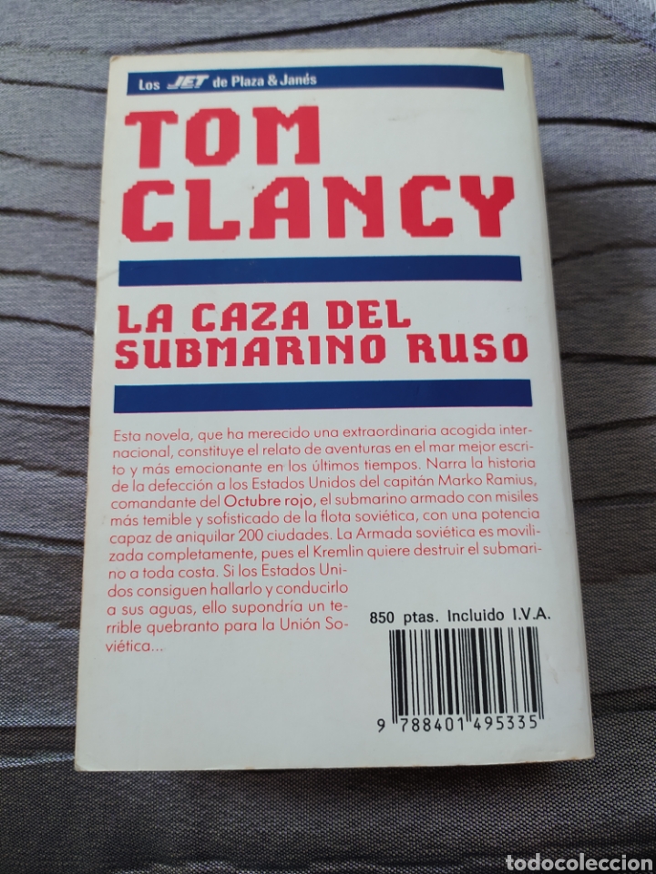 Libros: La caza del submarino ruso Tom Clancy - Foto 2