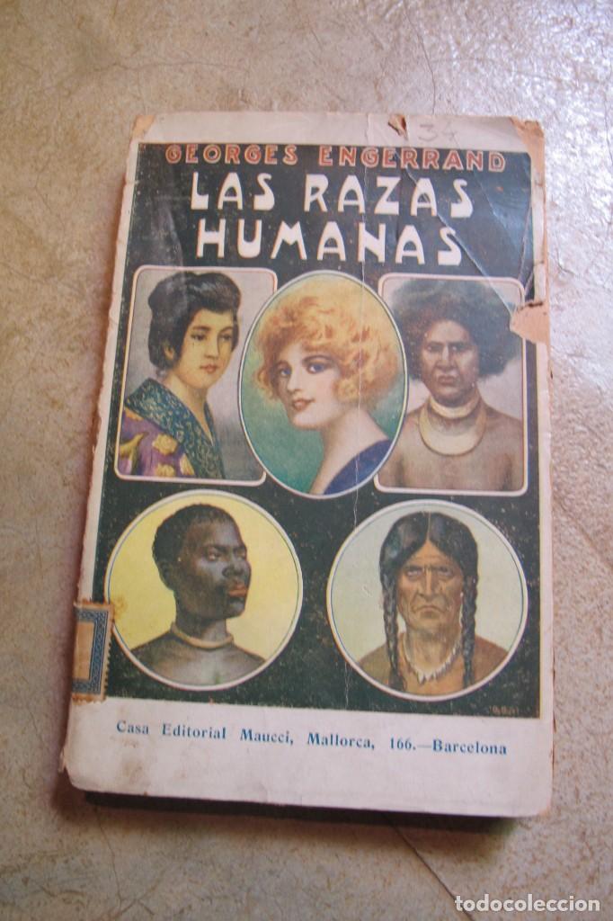 Libros: LAS RAZAS HUMANAS. GEORGES ENGERRAND. MAUCCI - Foto 1