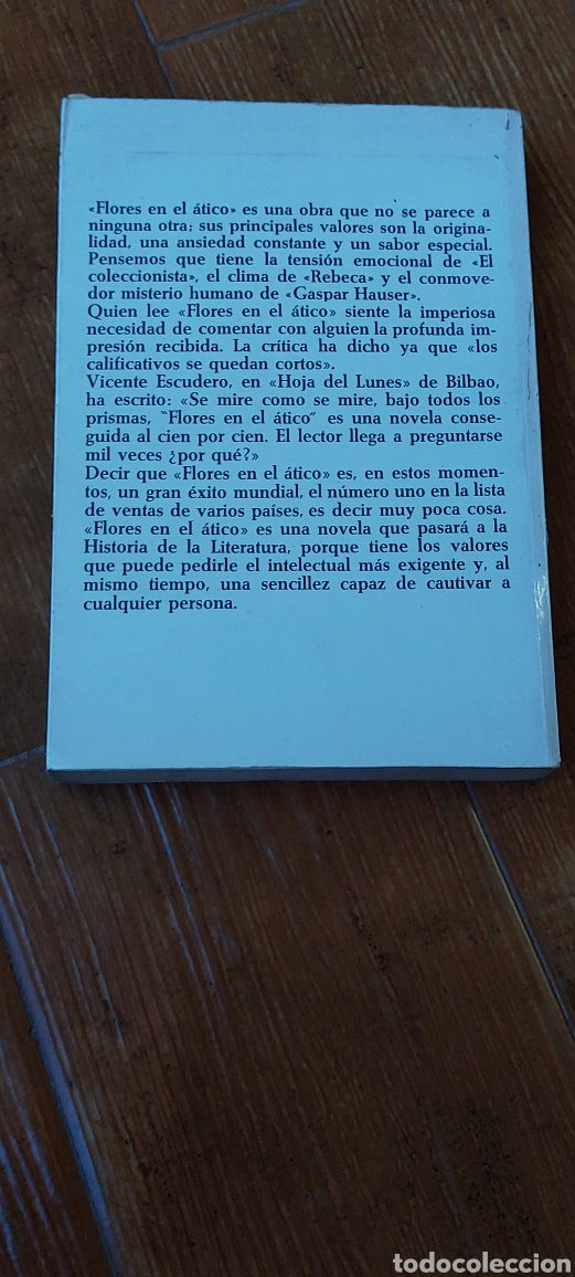 Libros: Libro Flores en el &Aacute;tico -V.C.Andrews- (Lote A) - Foto 2