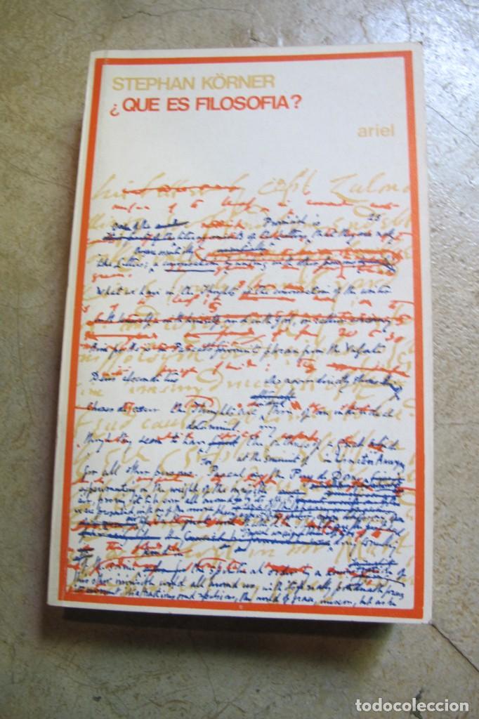 Libros: &iquest;QUE ES LA FILOSOFIA ? STEPHAN KORNER. ARIEL - Foto 1