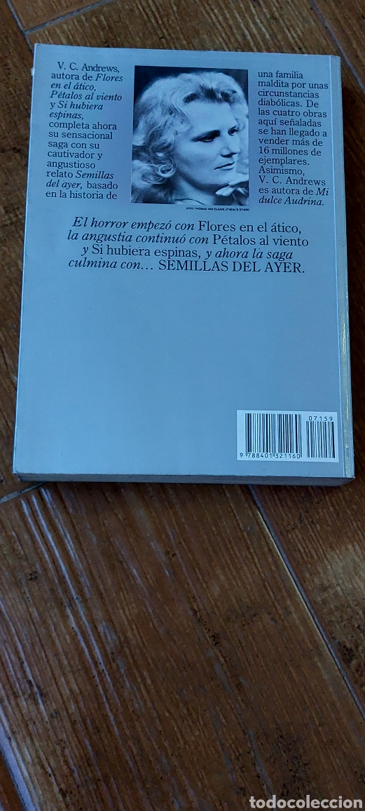 Libros: Libro Semillas del ayer -V.C.Andrews- (Lote A) - Foto 2