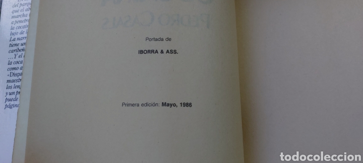 Libros: Libro Disparando Cocaina -Pedro Casals- (Lote A) - Foto 4