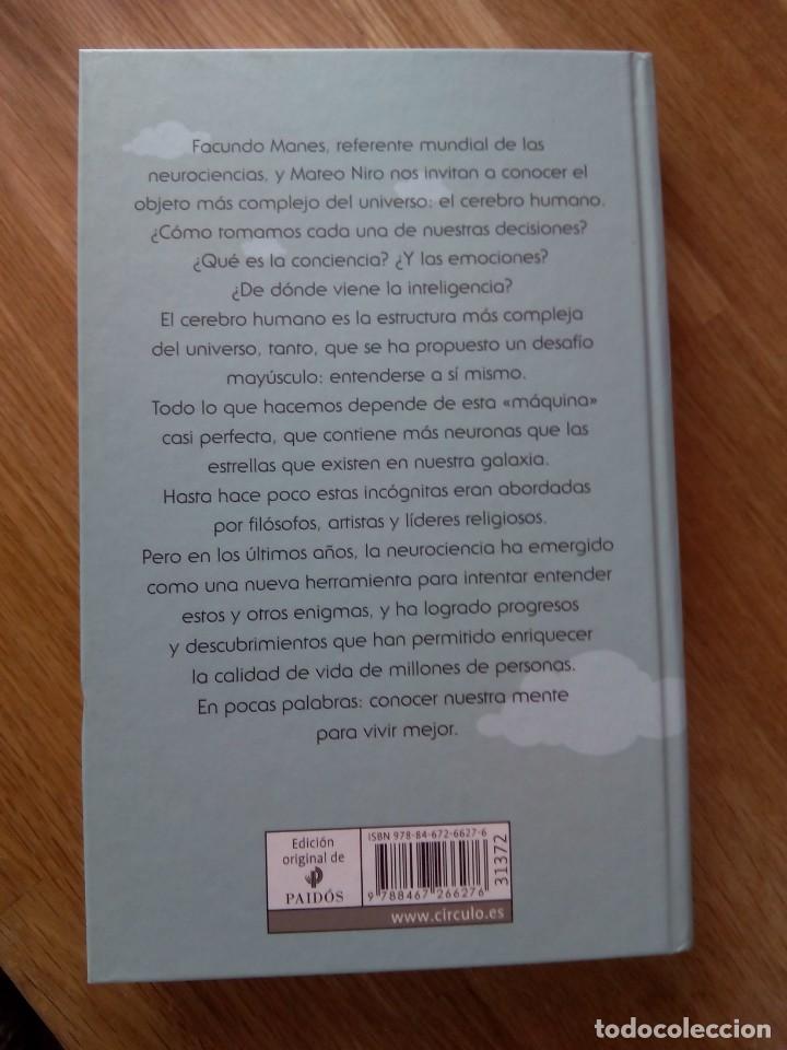 Libros: USAR EL CEREBRO / FACUNDO MANES - Foto 2