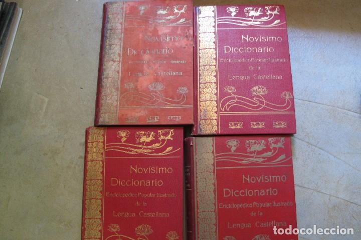 Livres: DICCIONARIO NOVISIMO ENCICLOPEDICO POPULAR ILUSTRADO DE LA LENGUA CASTELLANA