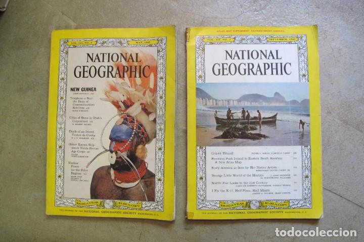 books: NATIONAL GEOGRAPHIC VOL 121 N&ordm; 5 MAY 1962, VOL 122 N&ordm; 3 SEPTEMBRE 1962