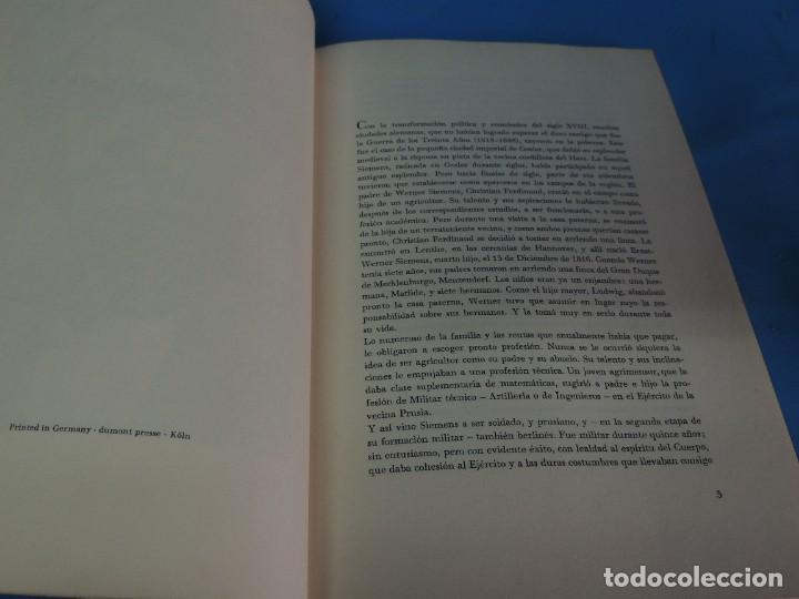 Libros: WERNER VON SIEMENS, 1816-1966 .- KURT BUSSE - Foto 3