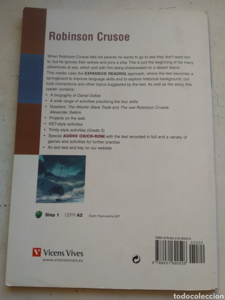 Libros: ROBINSON CRUSOE (INGLES) - Foto 2