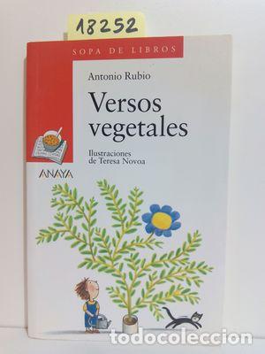Libros: VERSOS VEGETALES - RUBIO, ANTONIO - Foto 1