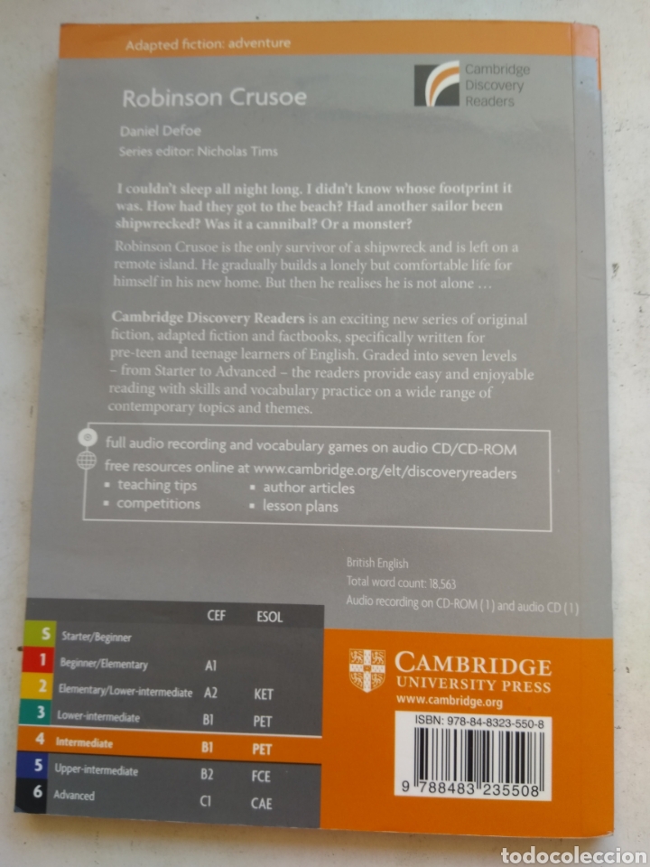 Libros: ROBINSON CRUSOE (INGL&Eacute;S)/DANIEL DEFOE - Foto 3