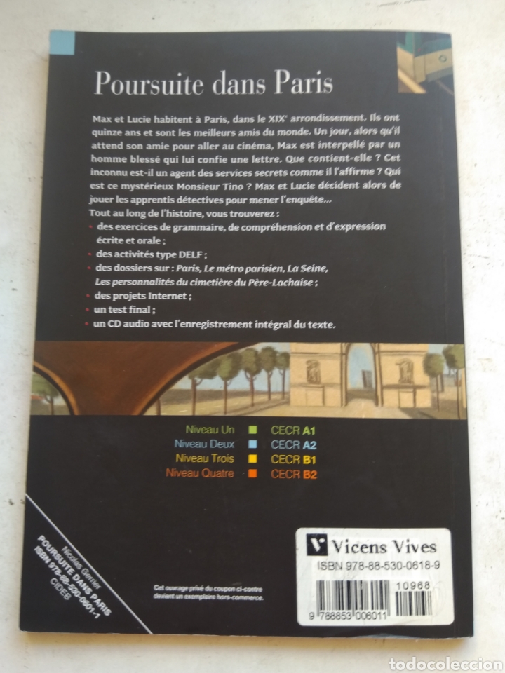 Libros: POURSUITE DANS PARIS (INGLES)/NICOLAS GERRIER - Foto 2