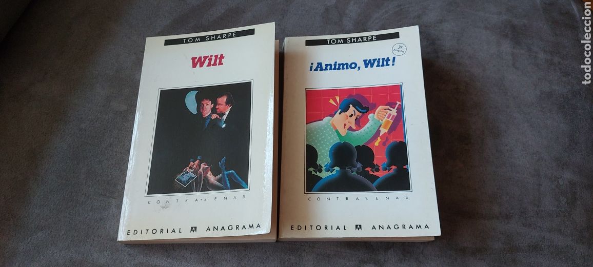 Libros: 2 Libros Wilt y &iexcl;&Aacute;nimo Wilt! -Tom Sharpe (Lote A) - Foto 1