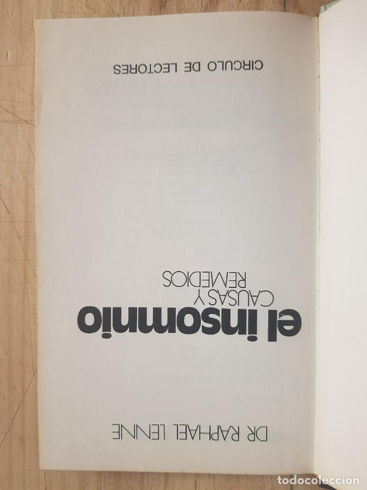 Libros: El insomnio. Causas y remedios - Dr. Raphael Lenne - Foto 9