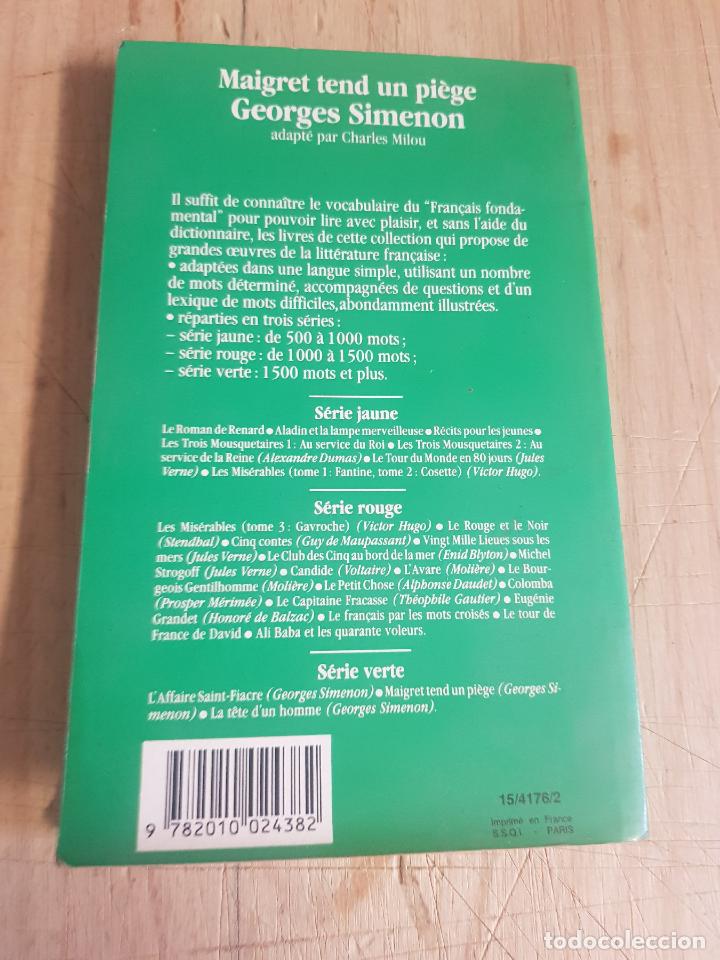 Libros: Maigret tend un pi&egrave;ge - Georges Simenon - Foto 4