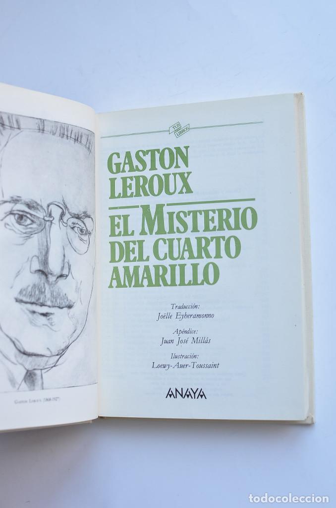 Libros: El misterio del cuarto amarillo - LEROUX, Gaston - Foto 2