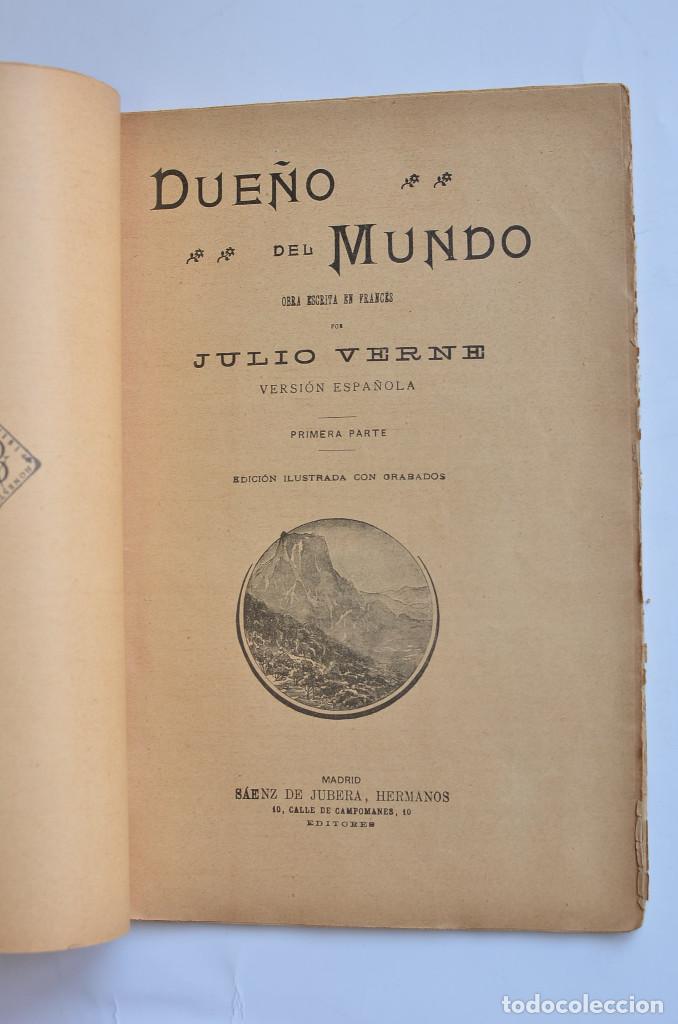 Libros: Due&ntilde;o del mundo. Primera parte - VERNE, Julio - Foto 2