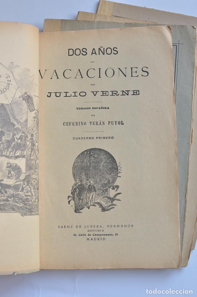 Libros: Dos a&ntilde;os de vacaciones - VERNE, Julio - Foto 2