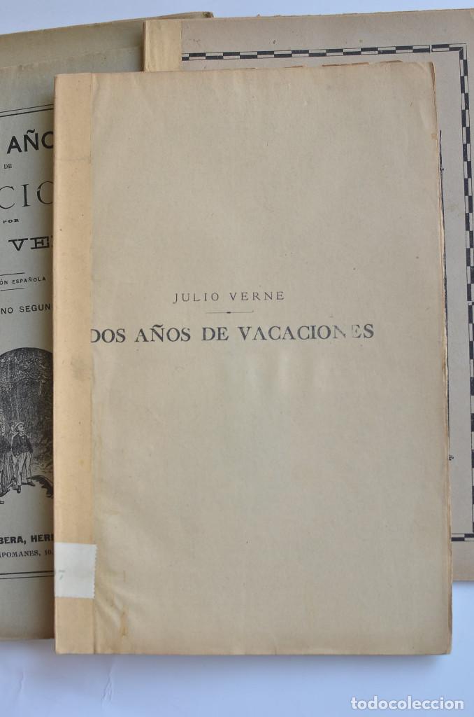 Libros: Dos a&ntilde;os de vacaciones - VERNE, Julio - Foto 7