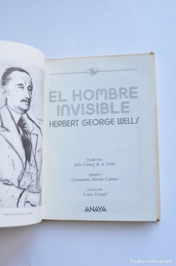 Libros: El hombre invisible - WELLS, Herbert George - Foto 2