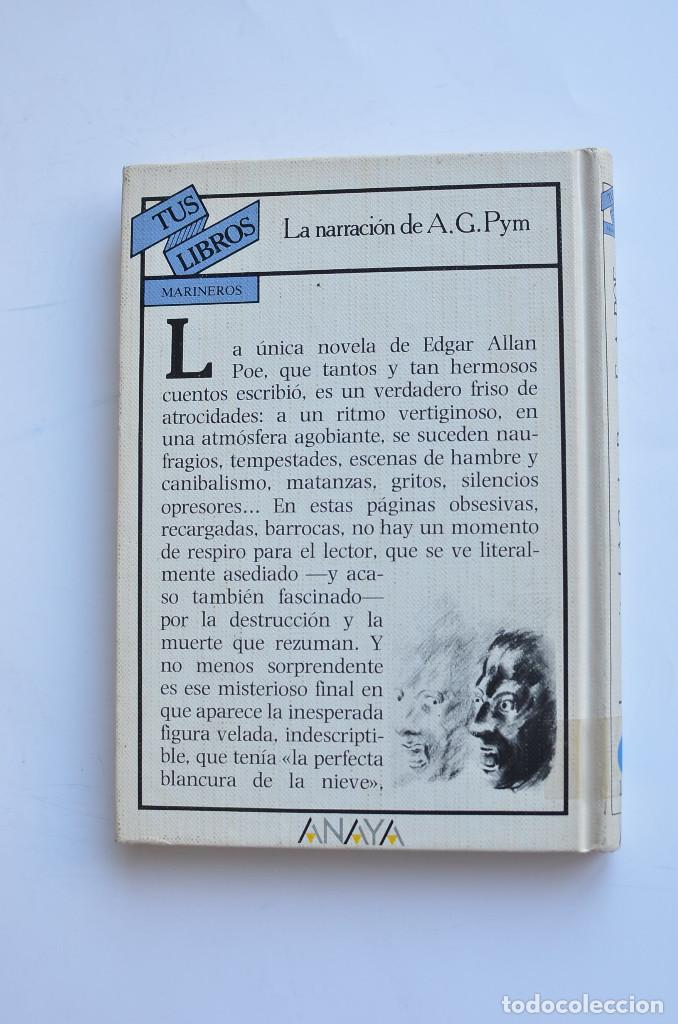 Libros: La narraci&oacute;n de A. Gordon Pym - POE, Edgar Allan - Foto 4