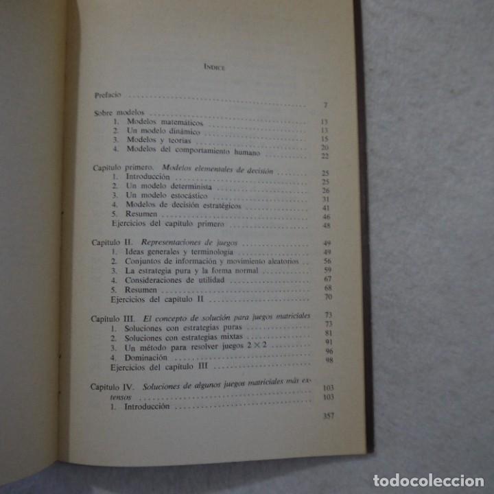Libros: INTRODUCCI&Oacute;N A LA TEOR&Iacute;A DE JUEGOS Y A LA PROGRAMACI&Oacute;N LINEAL - LABOR - 1977 - 1.&ordf; EDICION - Foto 6