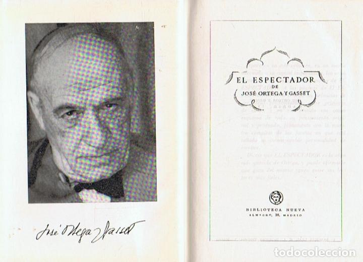 Libros: EL ESPECTADOR. - Ortega y Gasset. Jos&eacute;, - Foto 1