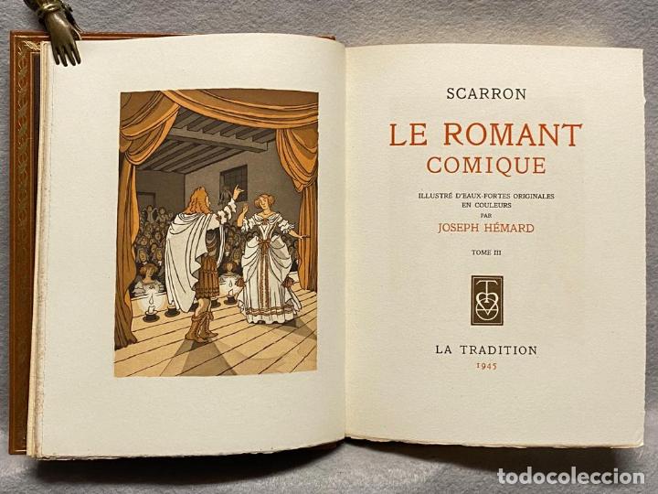 Libros: LE ROMANT COMIQUE 3 VOL. - SCARRON. - Foto 11