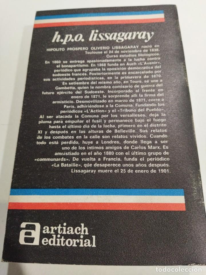 Libros: HISTORIA DE LA COMUNA DE 1871 - LISSAGARAY, H. P. O. - Foto 2