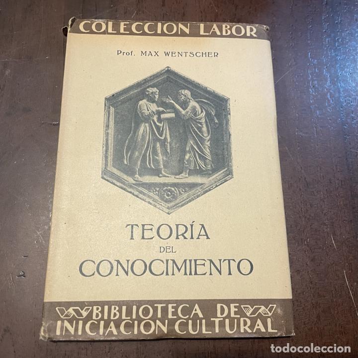 Libros: Teor&iacute;a del conocimiento - Max Wentscher - Foto 1