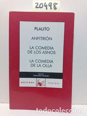 Libros: ANFITRI&Oacute;N / LA COMEDIA DE LOS ASNOS / LA COMEDIA DE LA OLLA - PLAUTO - Foto 1