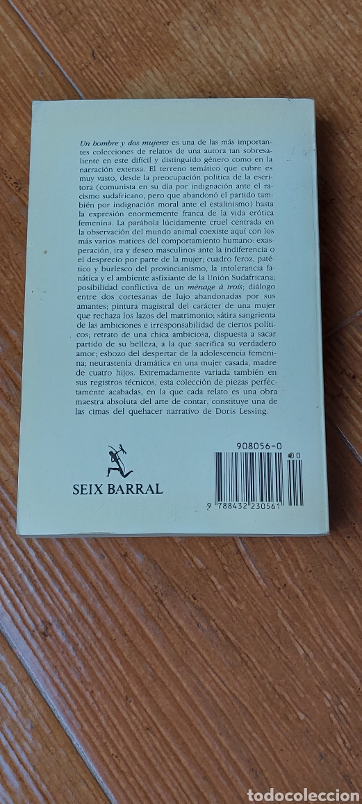 Libros: Libro Un Hombre y dos mujeres -Doris Lessing- (Lote A) - Foto 3
