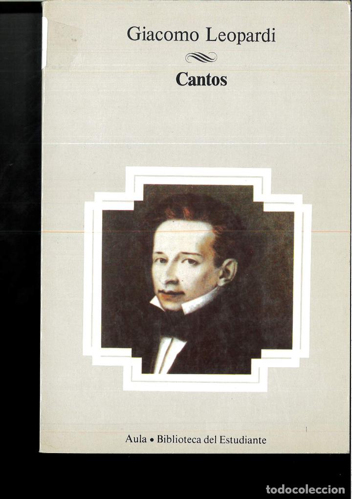 Libros: CANTOS. Traducci&oacute;n de Rafael Morales. - Leopardi, Giacomo. - Foto 1