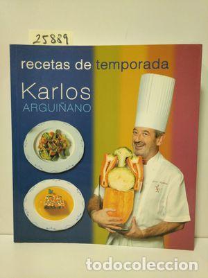 Libros: RECETAS DE TEMPORADA - ARGUI&Ntilde;ANO, KARLOS - Foto 1