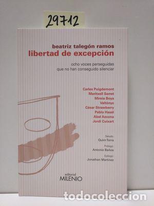 Libros: LIBERTAD DE EXCEPCI&Oacute;N - TALEG&Oacute;N RAMON, BEATRIZ - Foto 1