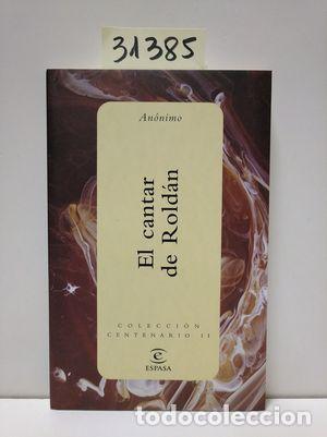 Libros: EL CANTAR DE ROLD&Aacute;N - AN&Oacute;NIMO - Foto 1