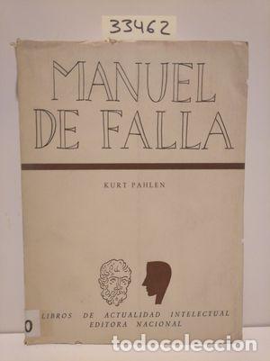 Libros: MANUEL DE FALLA - PAHLEN, KURT - Foto 1