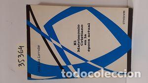 Libros: EL MATRIMONIO CRISTIANO EN LA &Eacute;POCA ACTUAL - NULL - Foto 1