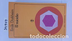Libros: EL SUICIDIO - DURKHEIM, &Eacute;MILE - Foto 1