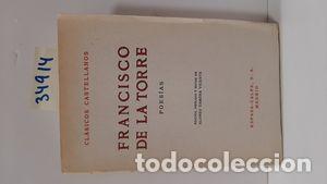 Libros: POES&Iacute;AS - DE LA TORRE, FRANCISCO - Foto 1