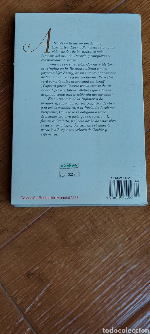 Libros: Libro La Confesi&oacute;n de Lady Chatterley -Elaine Feinstein- (Lote A) - Foto 2