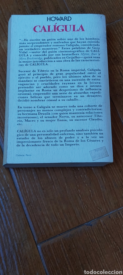 Libros: Libro Cal&iacute;gula -William Howard- (Lote A) - Foto 2