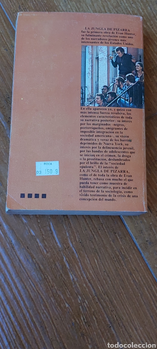 Libros: Libro La Jungla de Pizarra -Evan Hunter- (Lote A) - Foto 2