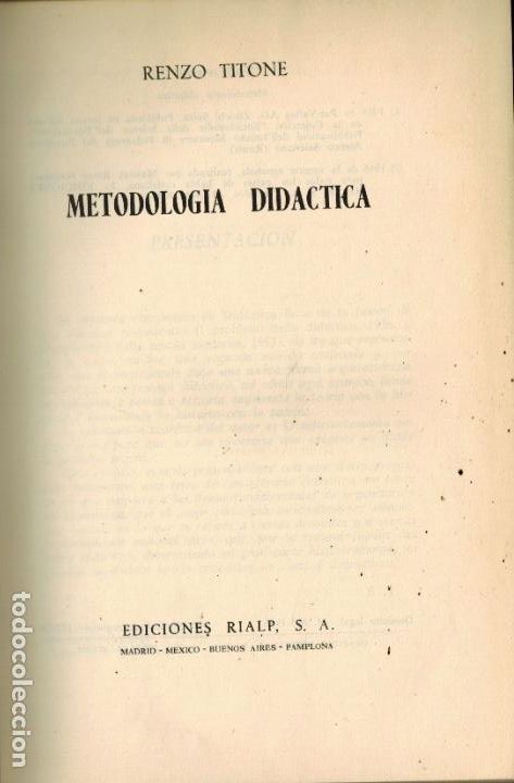 Libros: METODOLOG&Iacute;A DID&Aacute;CTICA - Foto 1