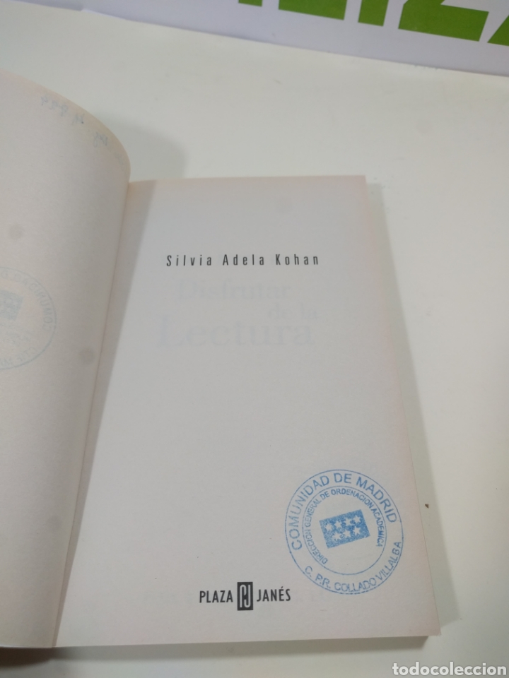 Libros: Disfrutar de la Lectura. Silvia Adela Kohan. - Foto 4